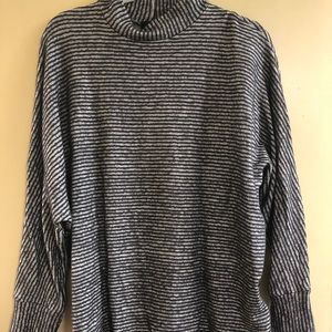 Black and white striped sweater